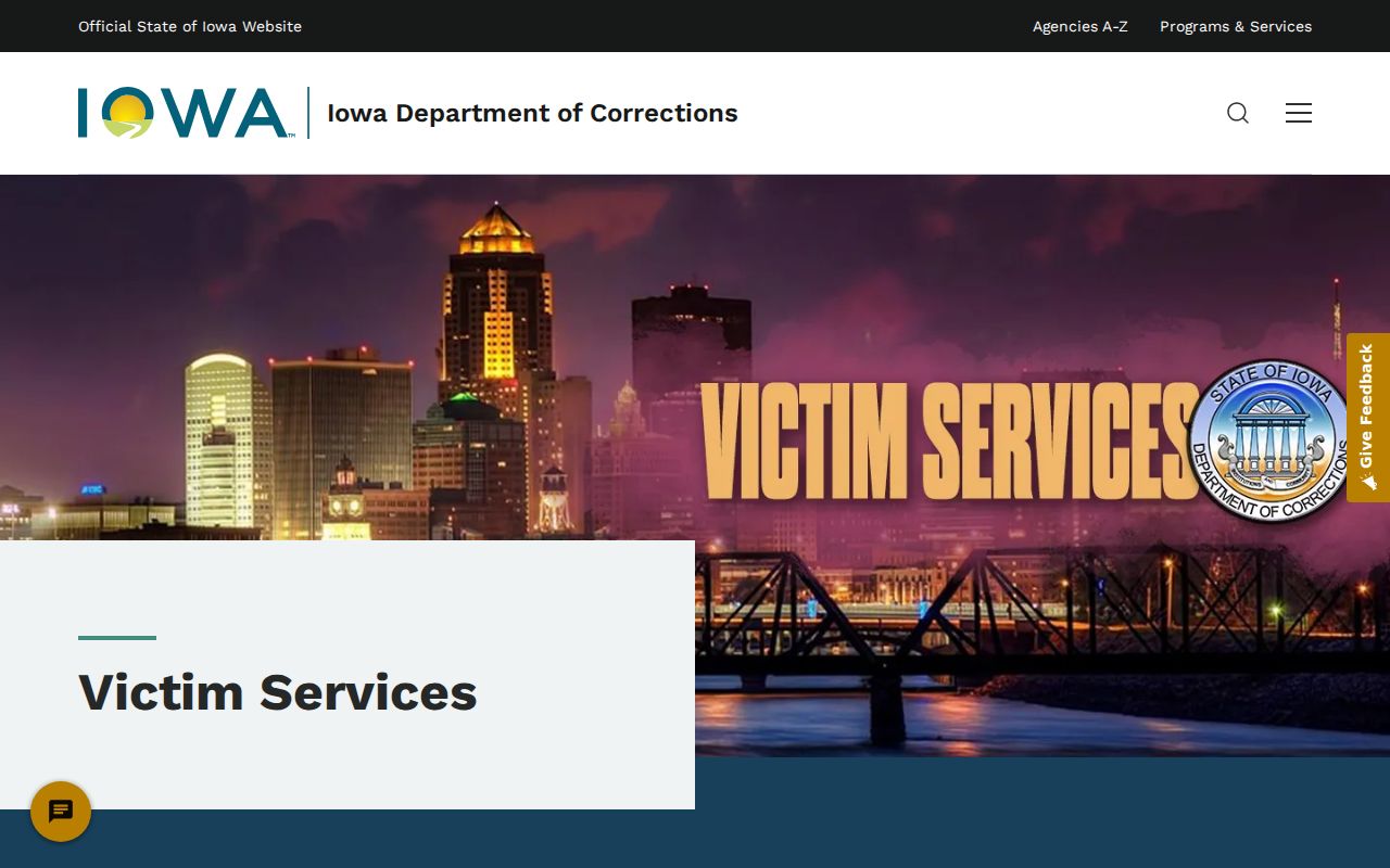 Gilmore City criminal records and Iowa DOC victim services information
