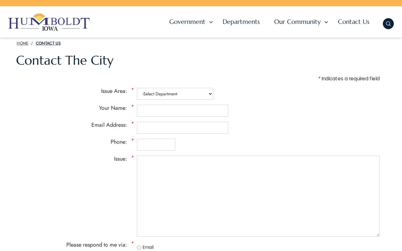 Humboldt record check contact form for city police routing