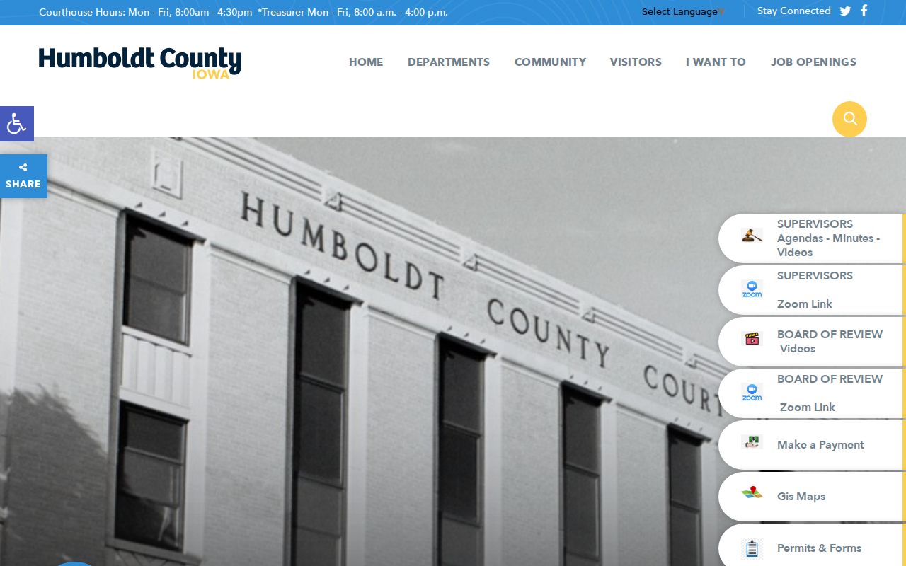 Humboldt County criminal records courthouse information