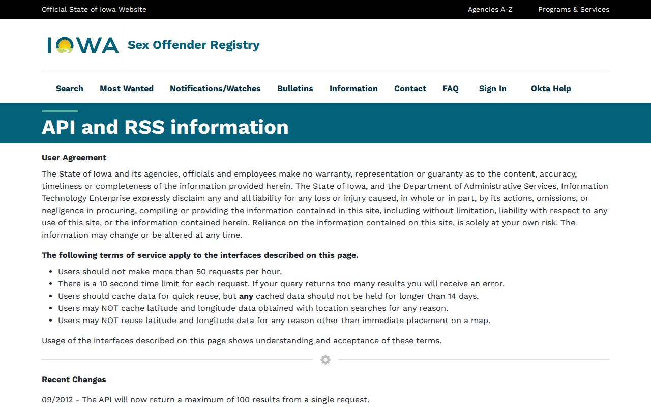 Humboldt County sex offender registry search field documentation