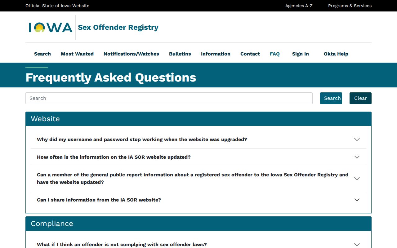 Humboldt County sex offender lookup FAQ and update guidance